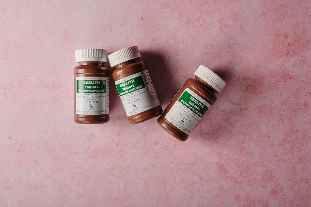 Pharmacist-curated daily supplement bundles laid out on a clean white surface, ready for daily use