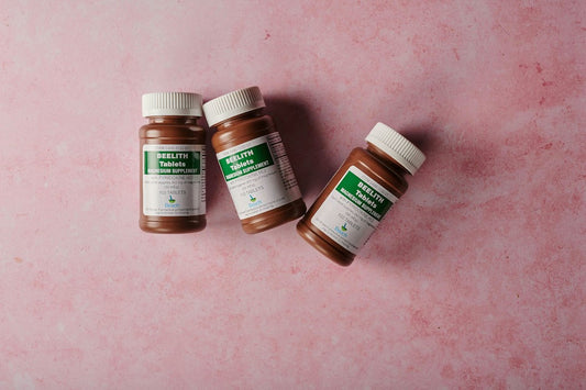 Pharmacist-curated daily supplement bundles laid out on a clean white surface, ready for daily use