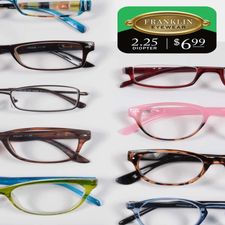 Franklin Eyewear Readers (2.25)-Clear