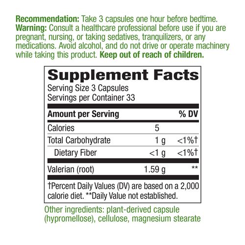 Valerian Root 530mg Capsules - Image 2