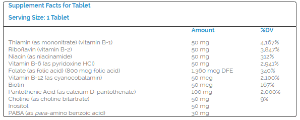 B-50 Complex 50mg Tablets - Image 2