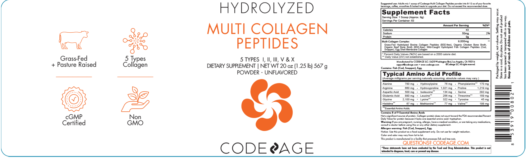 Multi Collagen Peptides Powder - Image 3